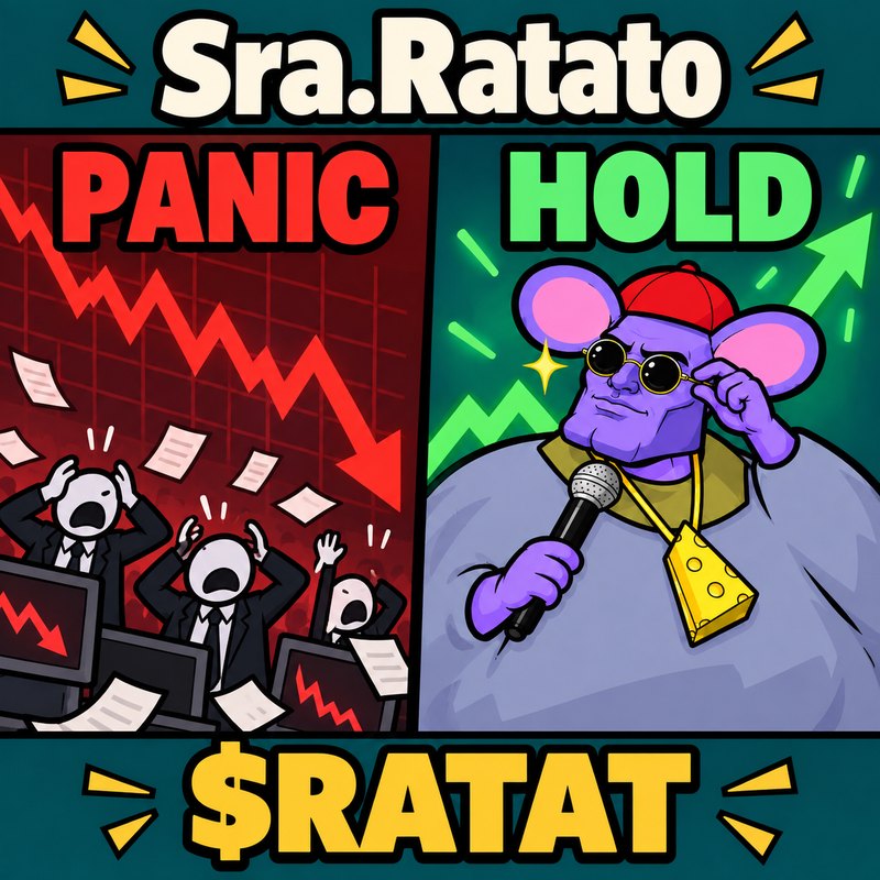 Panic vs Hold: traders panic while Sra.Ratato stays cool