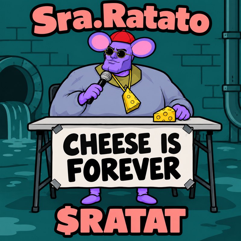 Sra.Ratato in the sewer: Cheese is forever